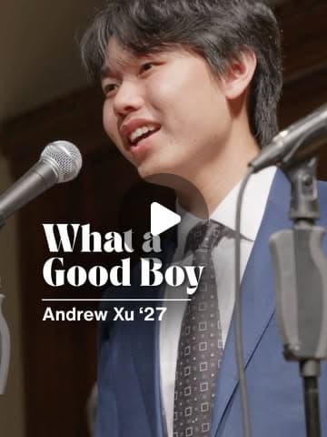 Andrew performing What a Good Boy